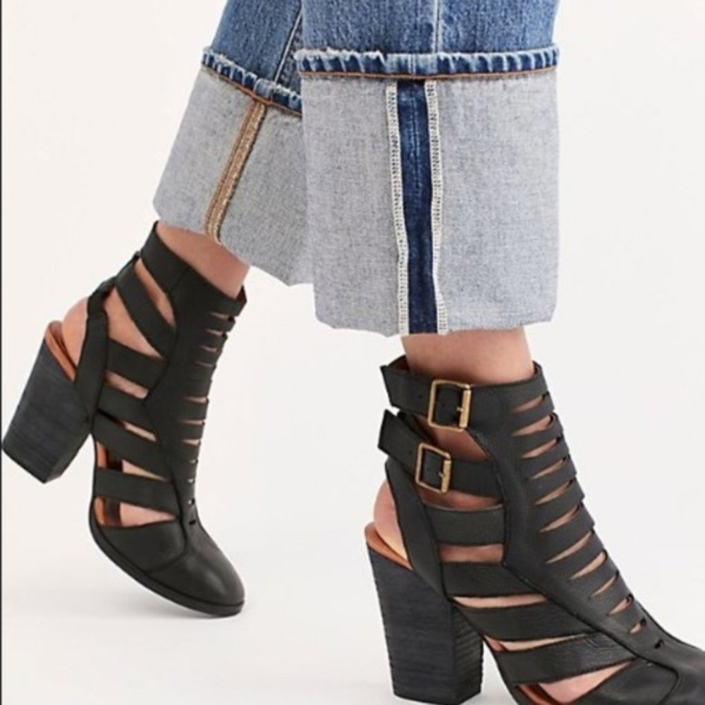 Free People Hayes Leather Bootie - Picture 5 of 6